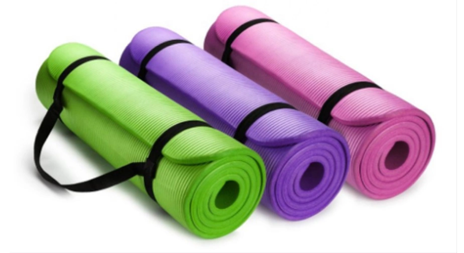 Body Aligning Custom Print Fitness Foldable Natural Rubber Pilates Yoga Mat