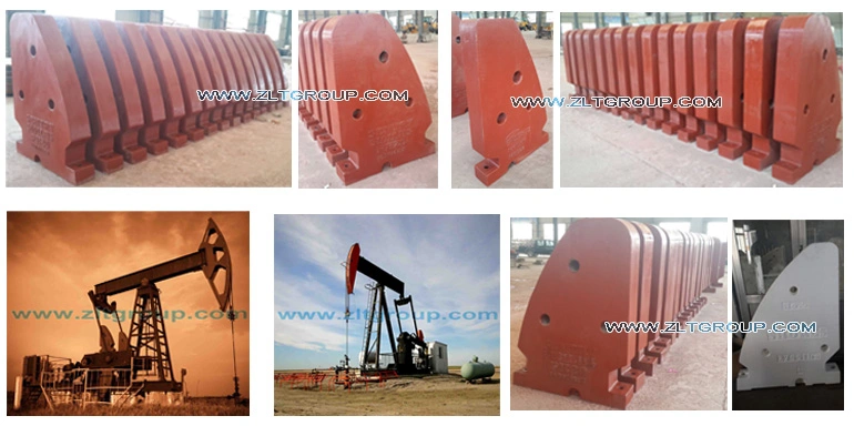 API 11e Curved Beam Pumping Unit Pump Jack for Oil Gas Industry in Cast Iron by Lost Foam Casting