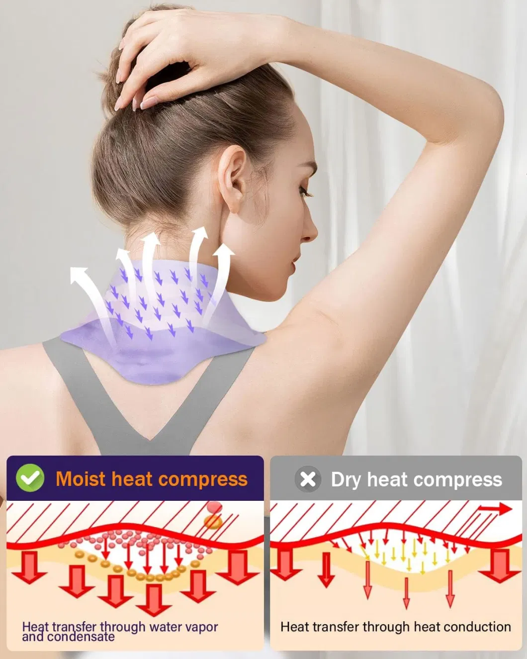 2023 New Warm Patch Steam Neck Heating Pad