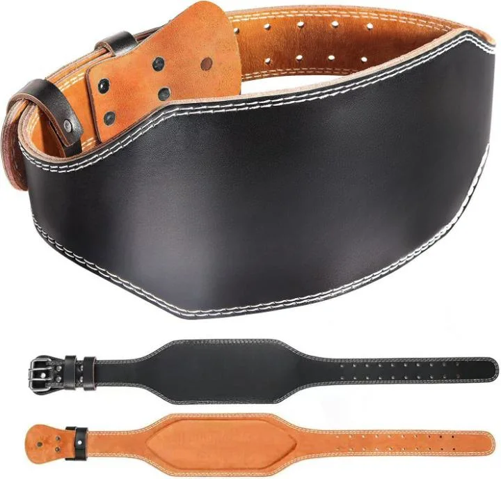 Popular Design Genuine Leather Weight Lifting Belt Heavy Duty