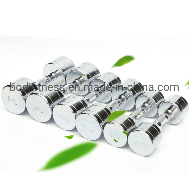 Wholesale Electroplating Dumbbell Gym Dumbbell Electroplating Chrome Dumbbell