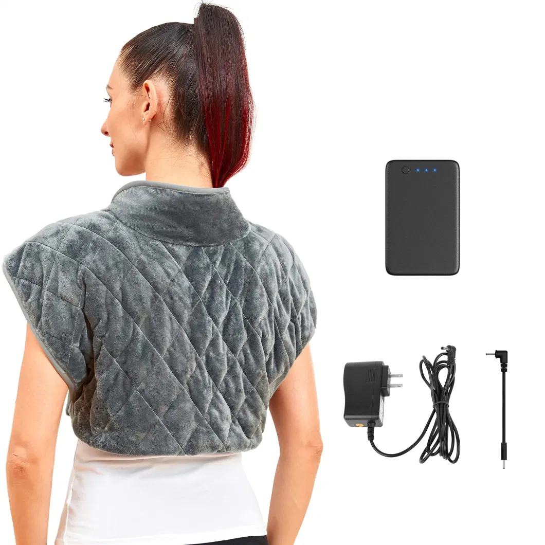 Cordless Electric Heated Wrap Heating Pad for Neck Shoulder