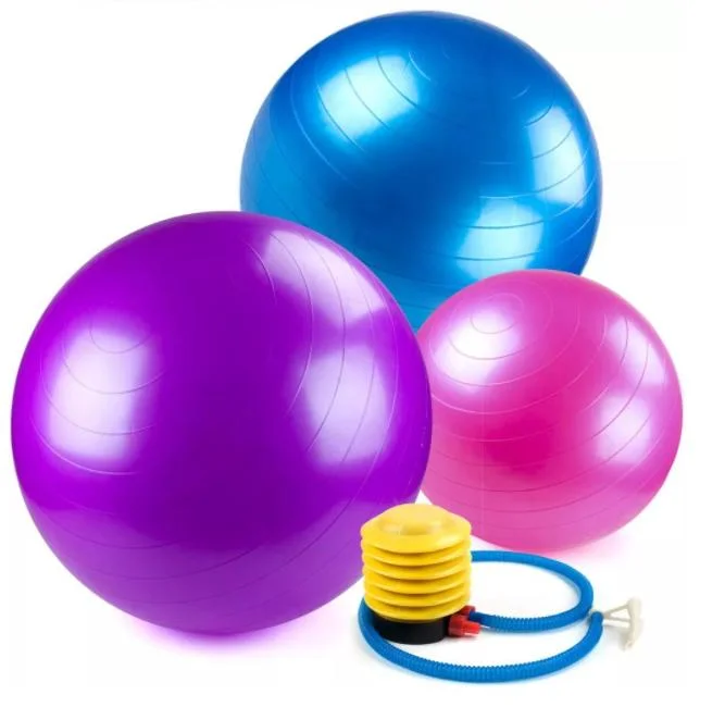 Exercise Gym Anti-Burst Inflatable Custom Logo PVC Balance Yoga Ball