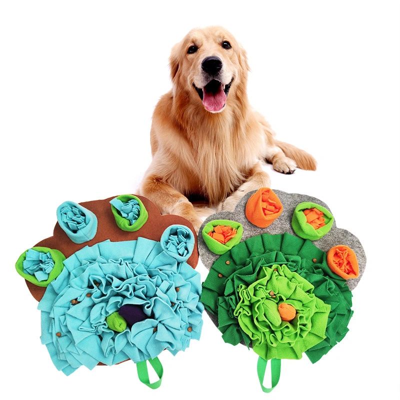 Pet Colored Claw Sniffing Mat Dog Entertainment Toys Weight Toy Blanket Training Mat