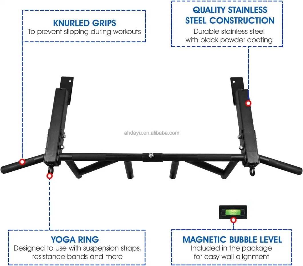 High Quality 3 Position Ceiling Pull up Bar