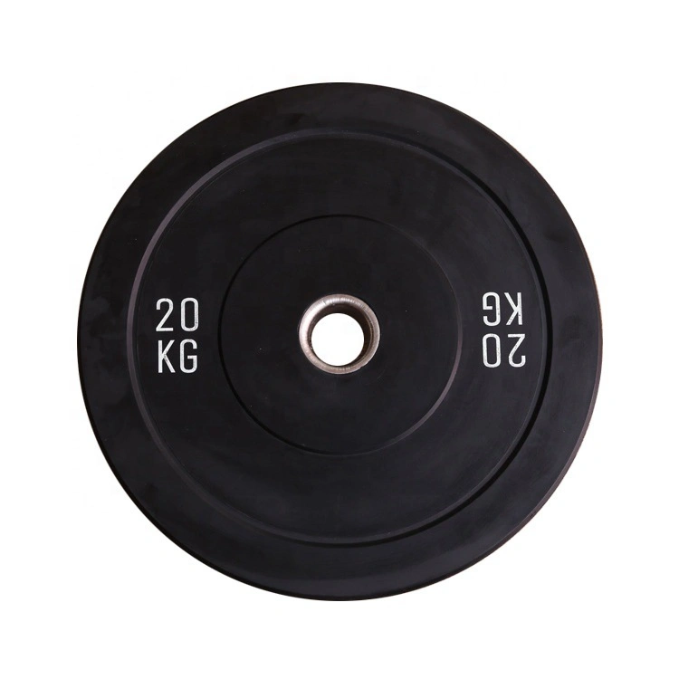 Gym Lifting Equipment Power Training Manufacture Rubber Bumper Weights Set Free Weight Plate with Steel Hub