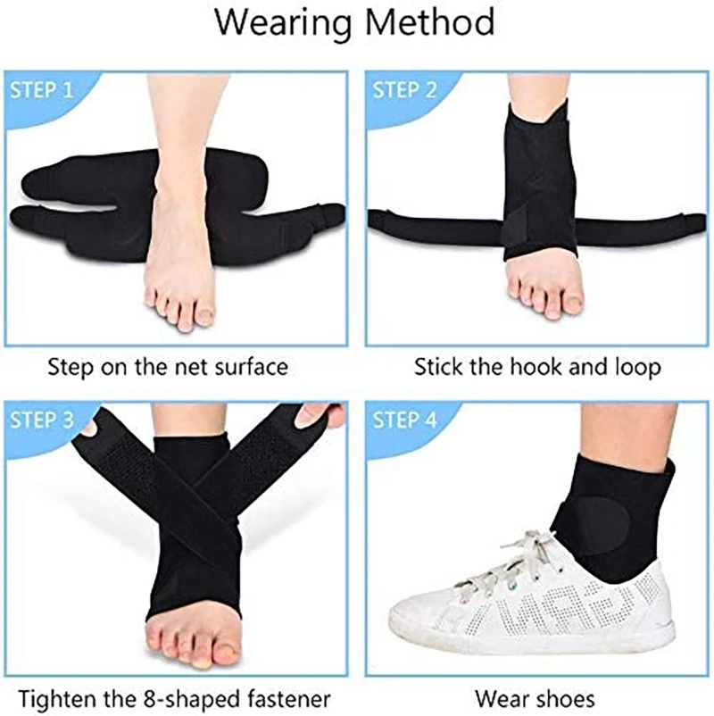 Ankle Wrap Brace Support Strap Protection, Sports Joint Support Belt, Foot Guard Sprains Injury Wrap Heel Protector Bandage Wrap Strap Esg17002