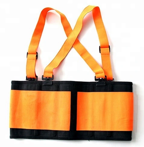 Industrial Back Support Belt Lumbar Support Orange Color