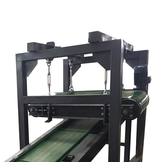 PVC Conveyor Belt Moving Scrap Material 30cm Belt Width 75cm Lifting Height
