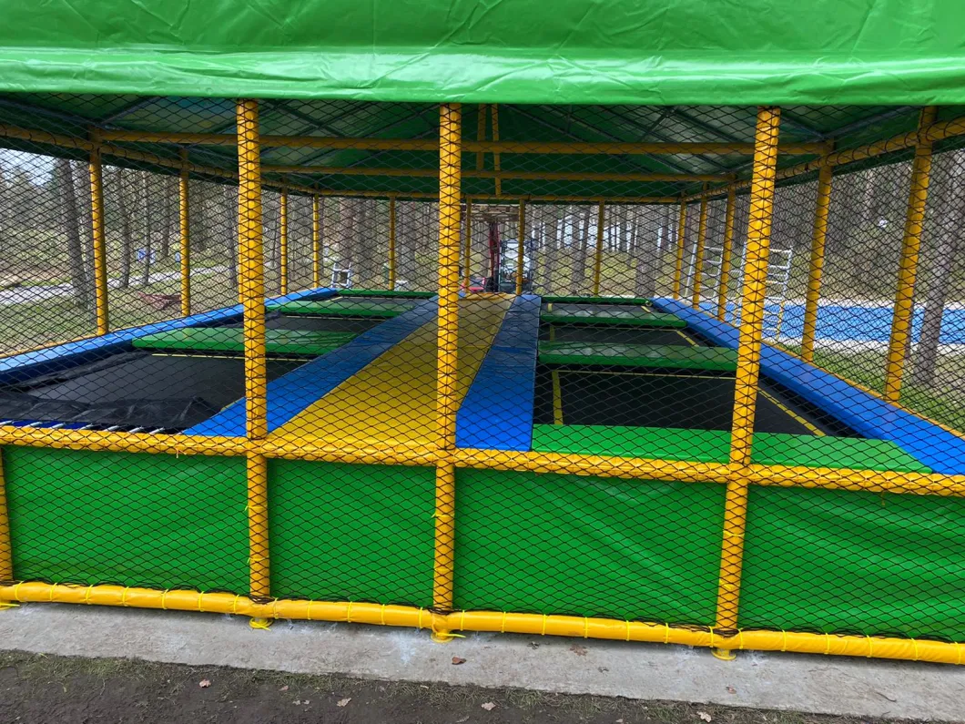 Outdoor Trampoline with Cover for Children&prime;s Entertainment