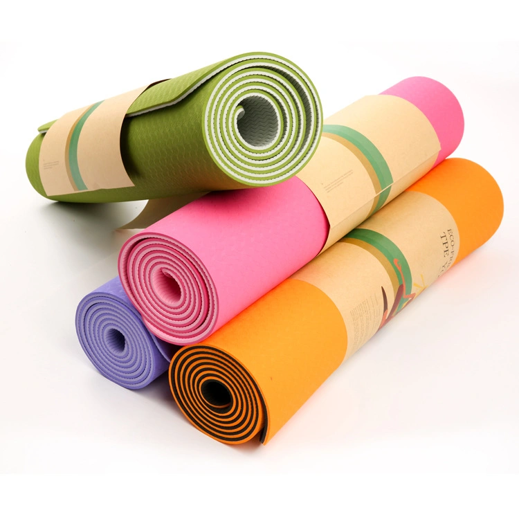 Premium Quality Eco Friendly Anti-Slip TPE Mat Pilates, Organic Eco Friendly Custom Yoga Mat