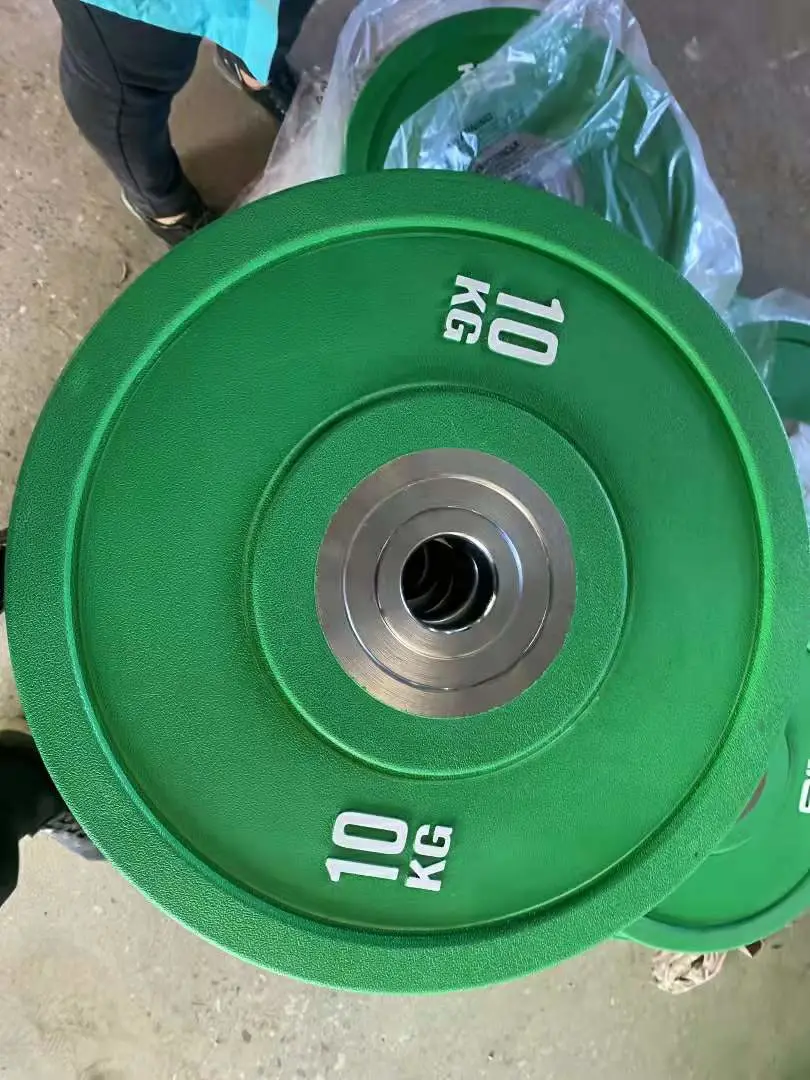 Dumbbell Plate Top Selling Steel Custom Logo Colorful Competition 5-25kg Weight Plate for Gym Use