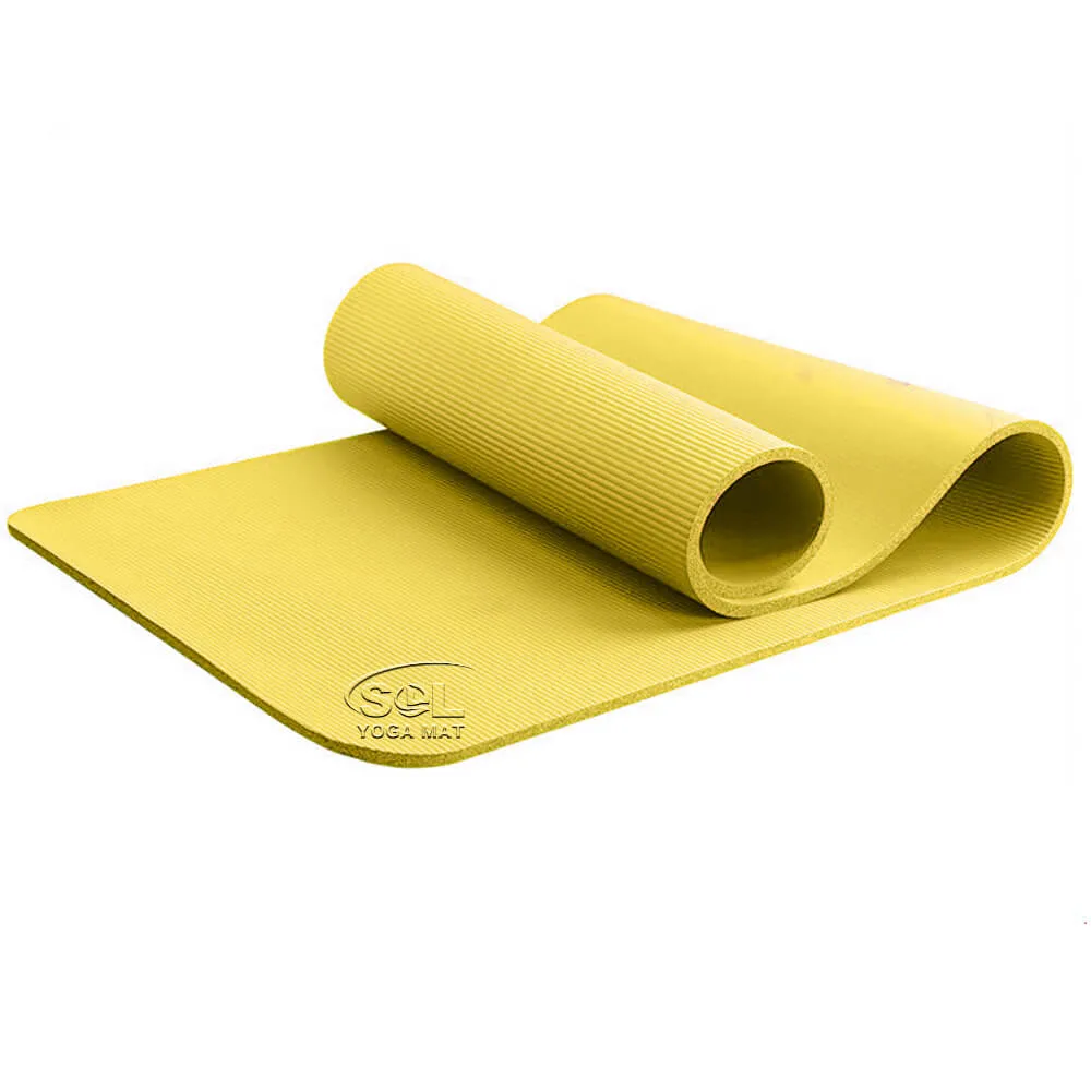 Sol Factory Supplier Personal Design Custom Logo Avalaible High Elastic TPE Eco Friendly Yoga Gym Exercise Mat for Adult