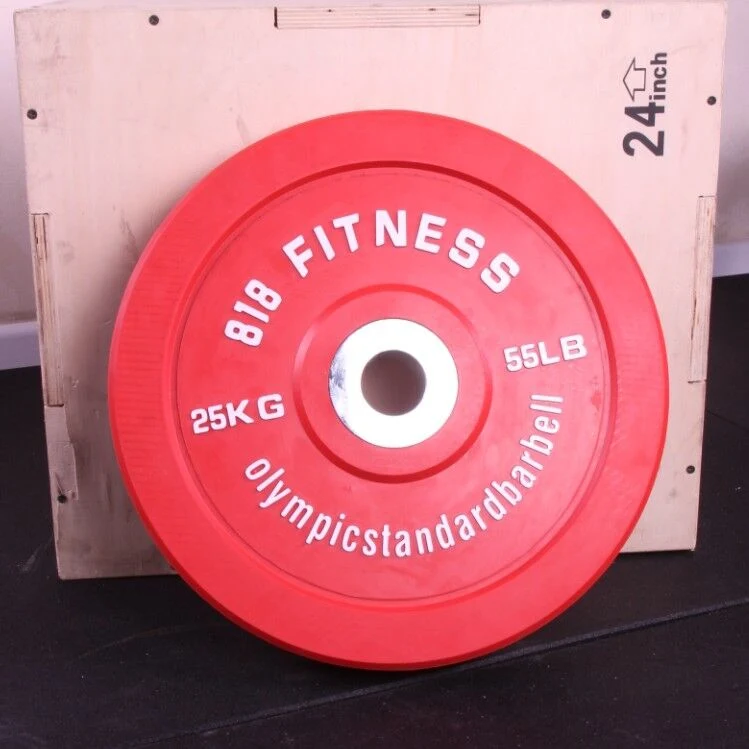 Hot Sales Sports Gym Equipment Color Rubber Bumper Plate Barbell Weight Plates