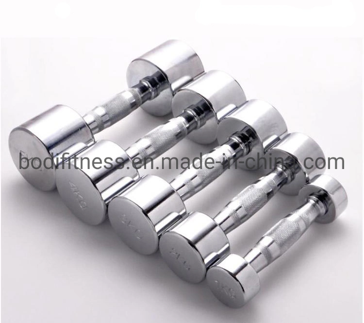 Wholesale Electroplating Dumbbell Gym Dumbbell Electroplating Chrome Dumbbell