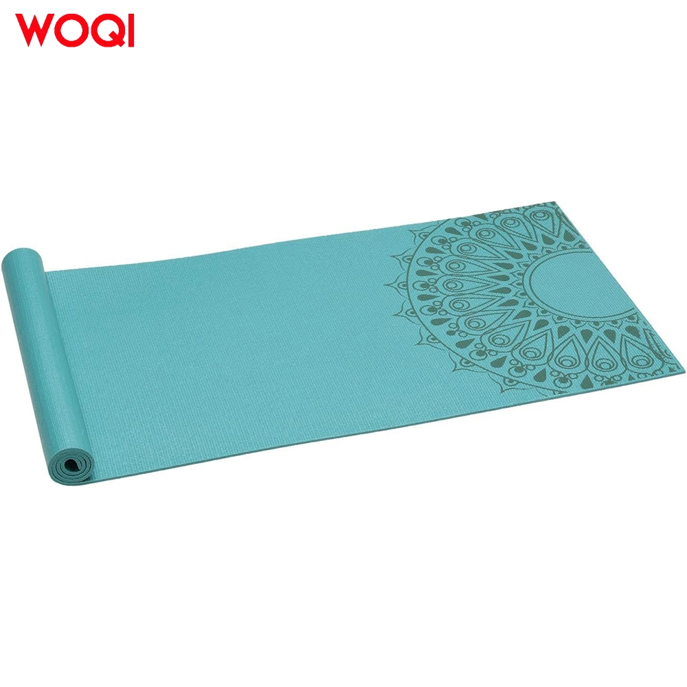 Exercise Mat for Beginners and Advanced 5mm Thick Natural Rubber PU Yoga Mat