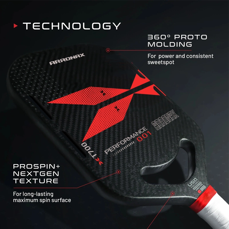 2023 Usapa with T700 3K Carbon Grip Surface Technology for Maximum Spin and Control Pickleball Paddle