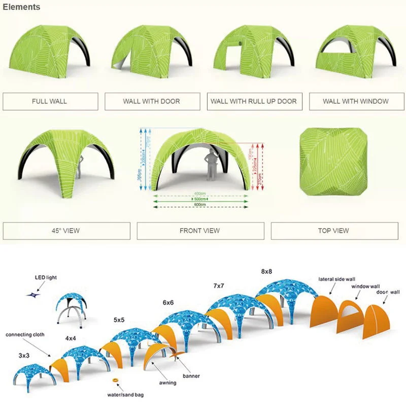 Inflatable X-Gloo Tent for Car Exhibition and Trade Show