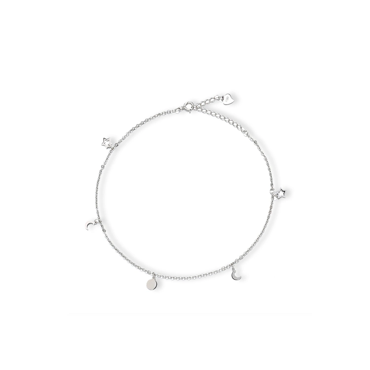 Custom Charm Bracelet Women 925 Sterling Silver Bracelet Anklet