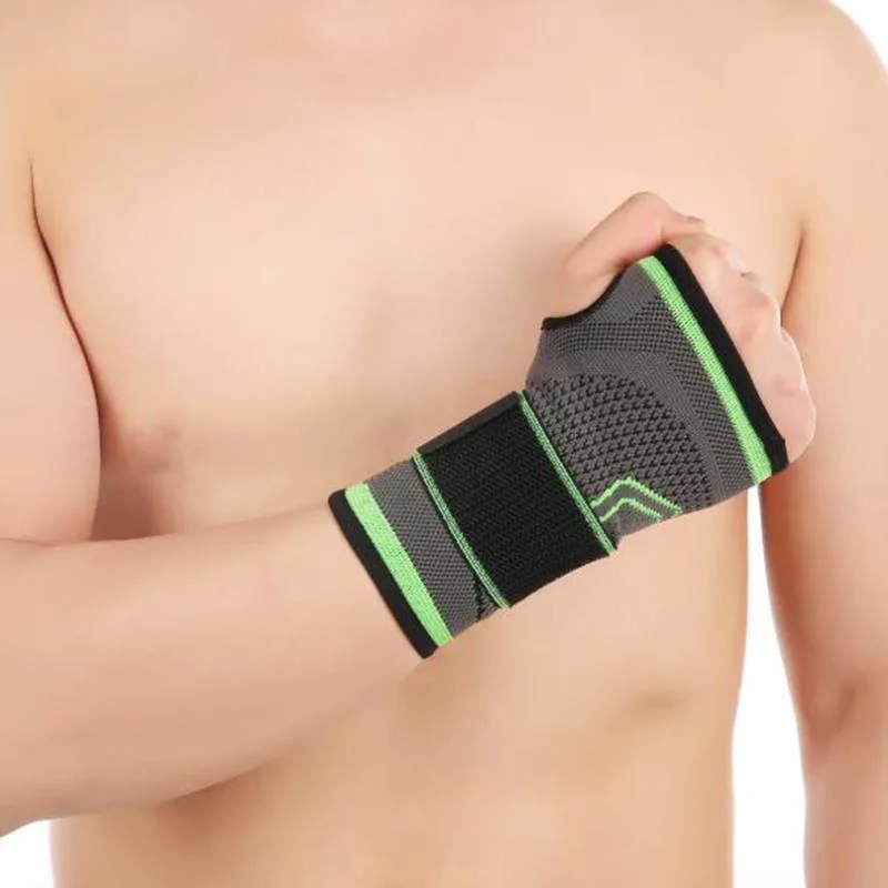 Wrist Band Wrist Support Sleeve Half-Finger Wrist Palm Support Brace Compression Wrist Sleeve Wrist Protection Band for Men Women Bl12998