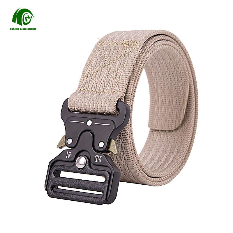 Kango Factory Custom Logo Chain Designer Belts Weight Lifting Tactical Gym for Women Mens Garters Belt Buckle Accessories Bag Police Style Tactical Belt