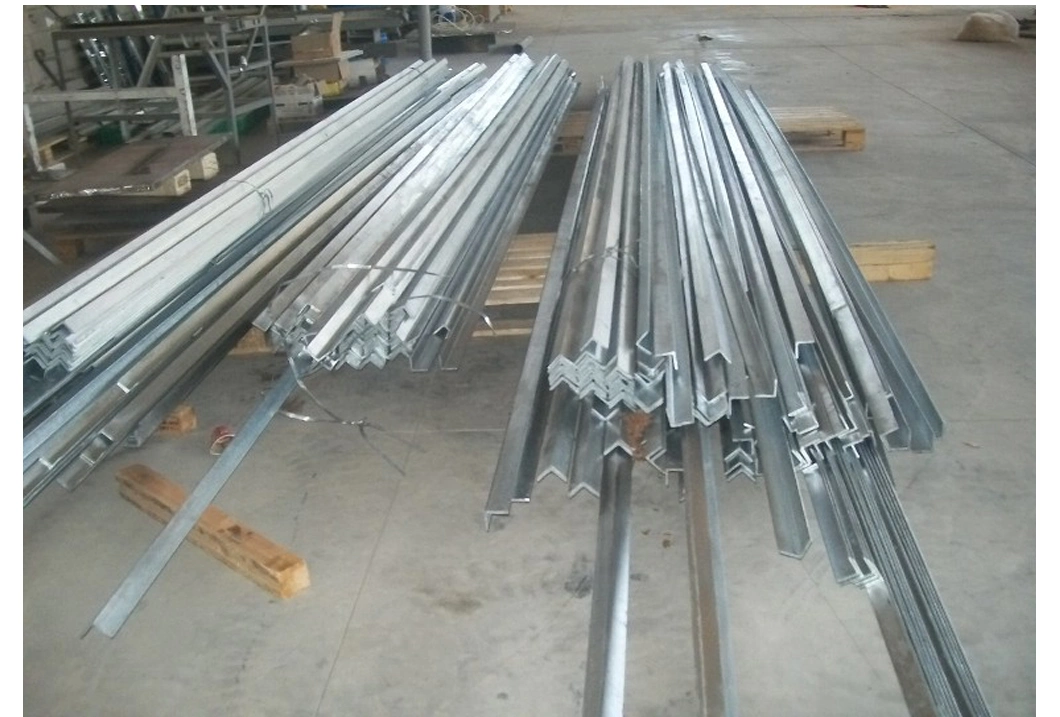 Hot Dipped Galvanized V Shaped Iron Steel Slotted Angle Bar