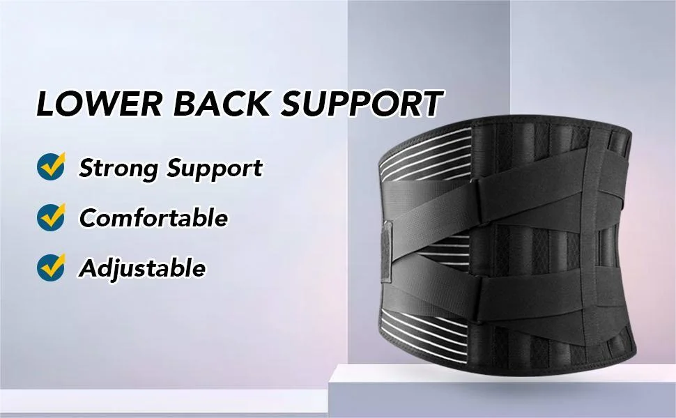 Hot Sell Custom Breathable Pain Relief Back Brace Support Adjustable Working Waist Back Lumbar Support