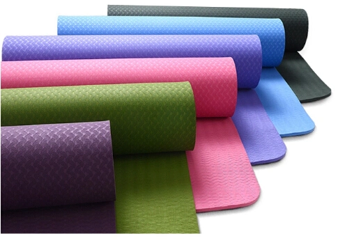 Fashion Sport High Quality Eco-Friendly Custom Print Travel Suede TPE Yoga Mat