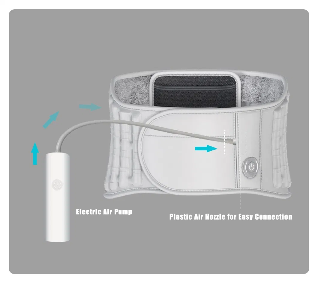 Inflatable Graphene Heating Support Belt for Waist Rehabilitation