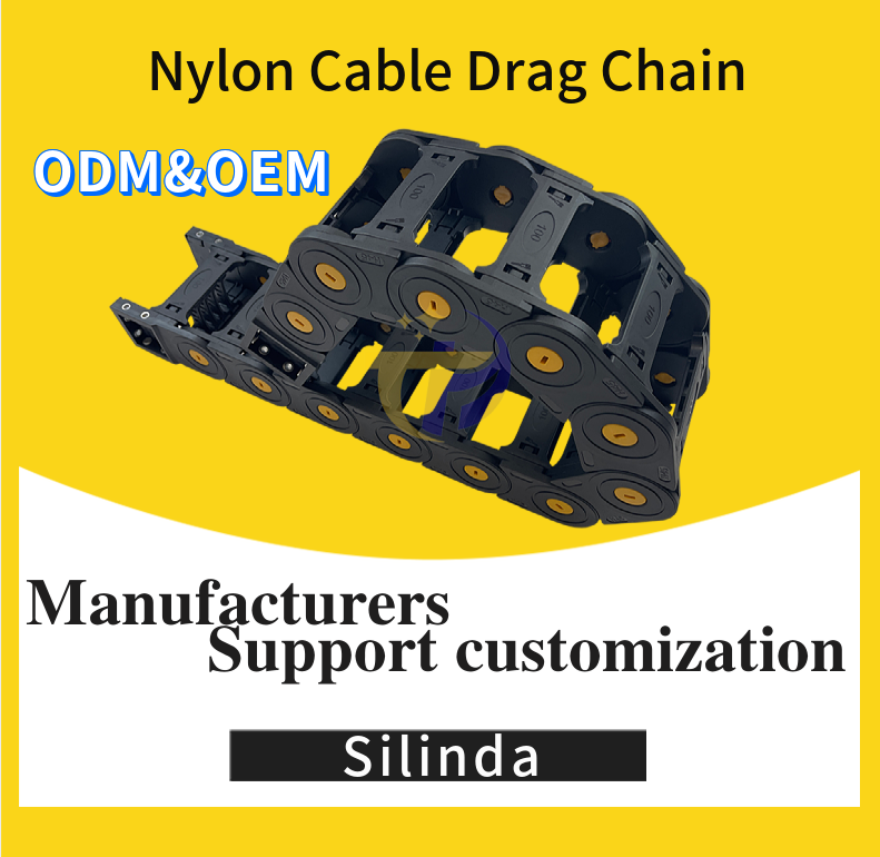 Nylon Plastic Electric Cable Drag Chain CNC Machine Tools Accessories