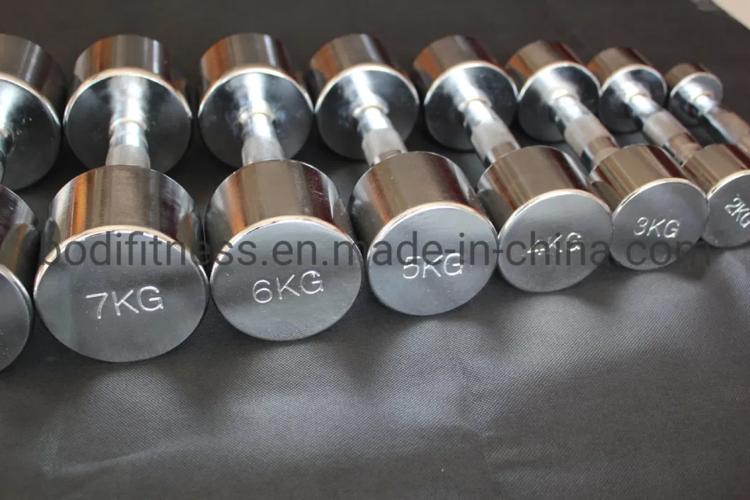 Wholesale Electroplating Dumbbell Gym Dumbbell Electroplating Chrome Dumbbell