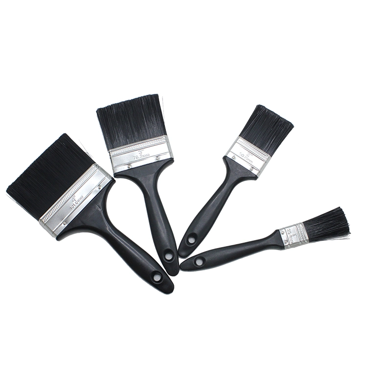 Hand Painting Tools Factory Supplier Bristle Paint Brush Long Plastic Handle with Best Quality