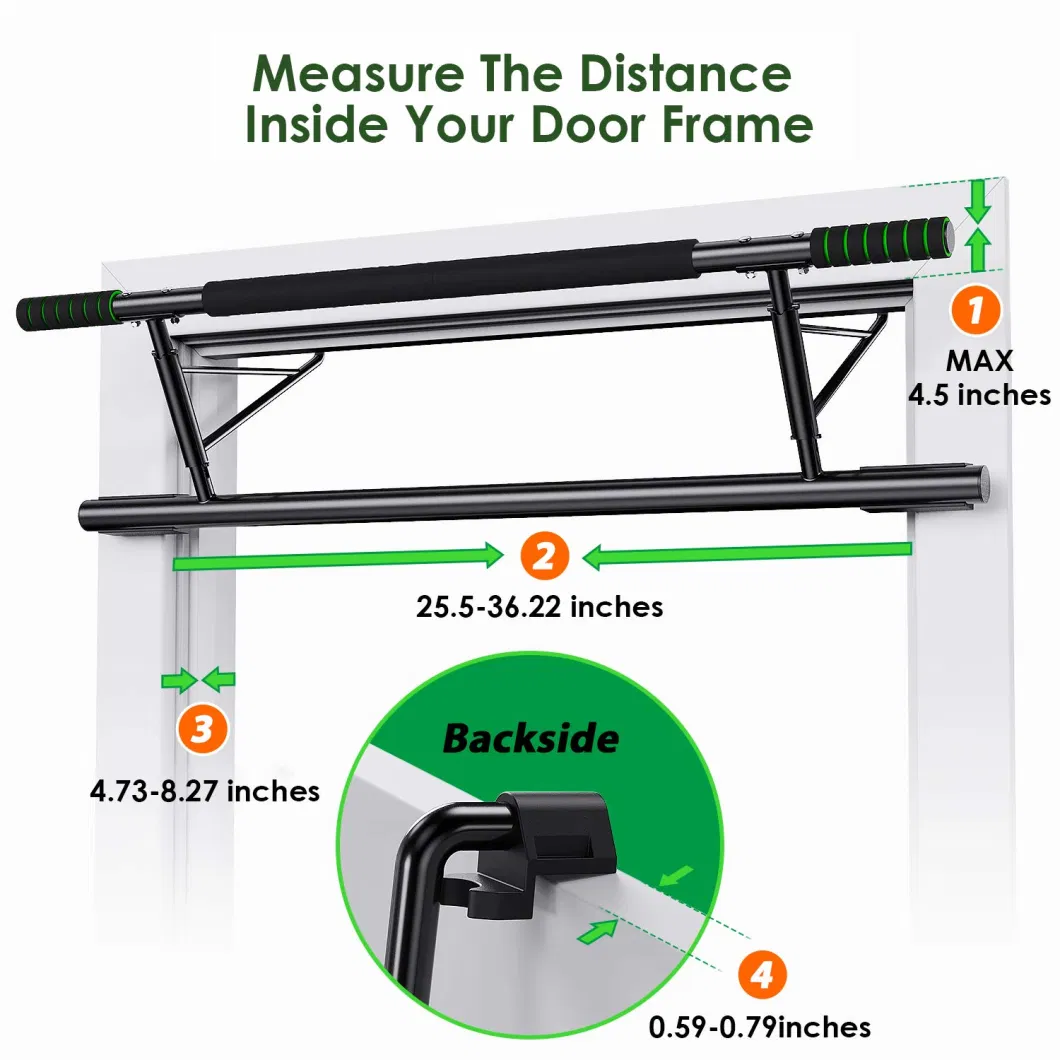 OEM Strength Easy Screw Installation Gym Chin up Training Equipment Pull up Bar