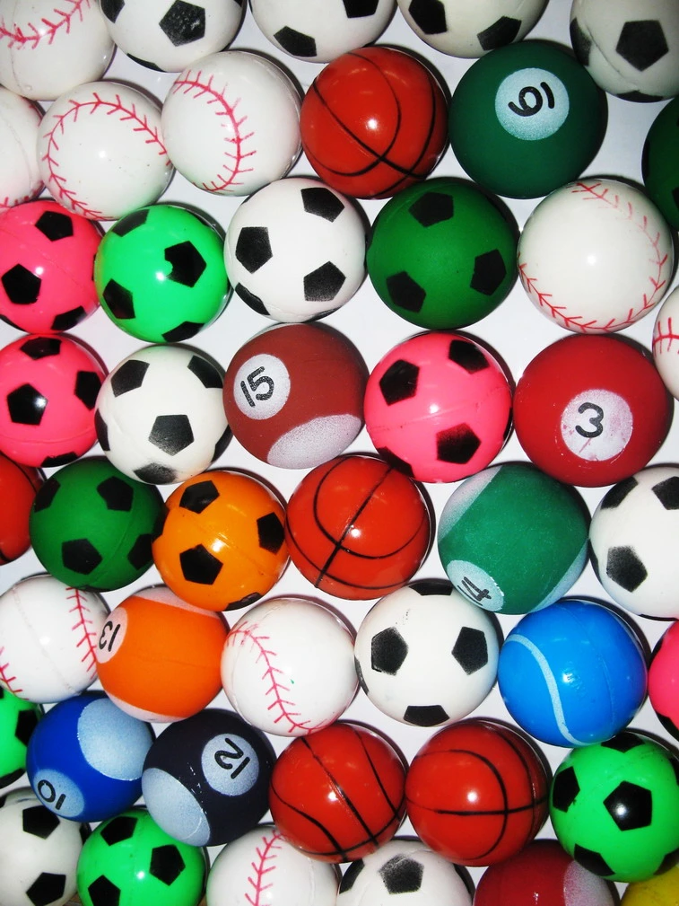 Sports Bouncing Balls, Super Balls, Bouncy Balls (BC09)