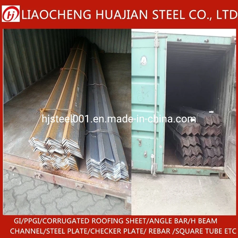 40X40 mm Q235 L Shaped Hot DIP Galvanized Angle Steel Bar for Construction