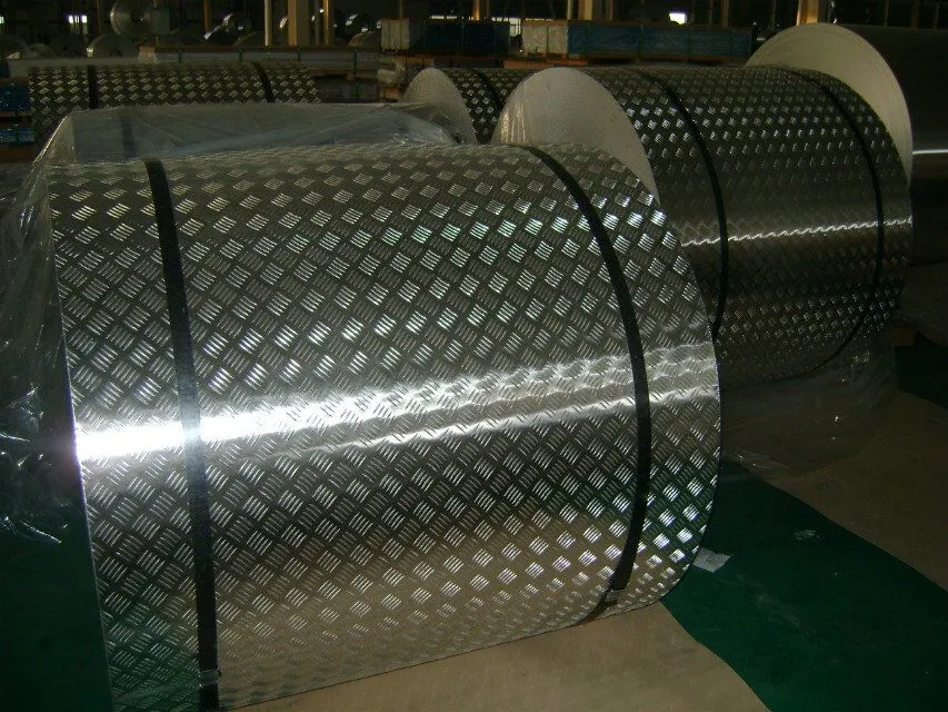 Anti-Slippy Aluminum/Aluminium Checkered Plate Tread Plate Floor Plate One Bar, Five Bar (1050, 1060, 1100, 3003, 3004, 3105, 5005, 5052, 6061)
