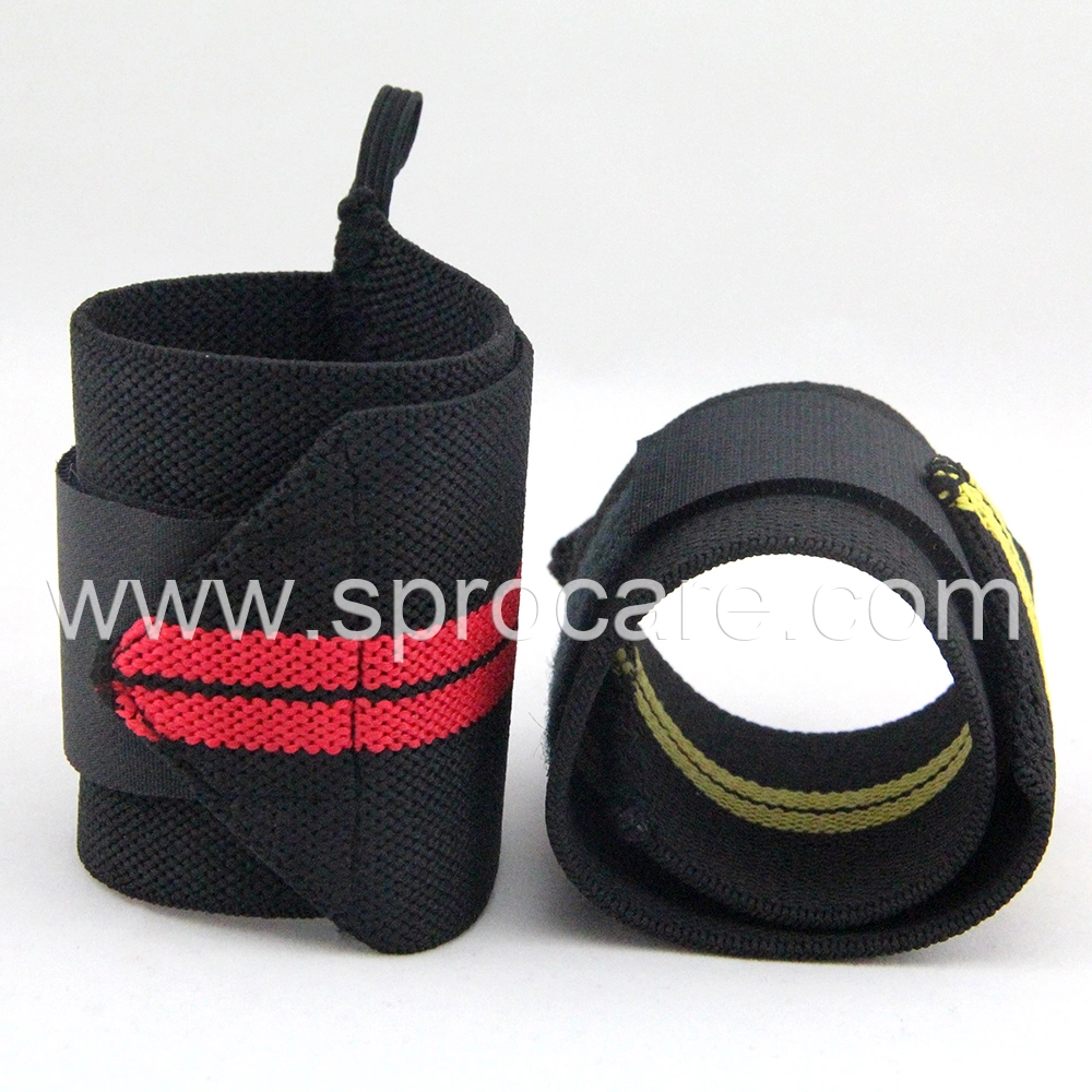 Strength Wrist Wraps Fabric Bands for Weight Lifting, Heavy Duty Lifting Wrist Wraps Support Brace with Thumb Loop
