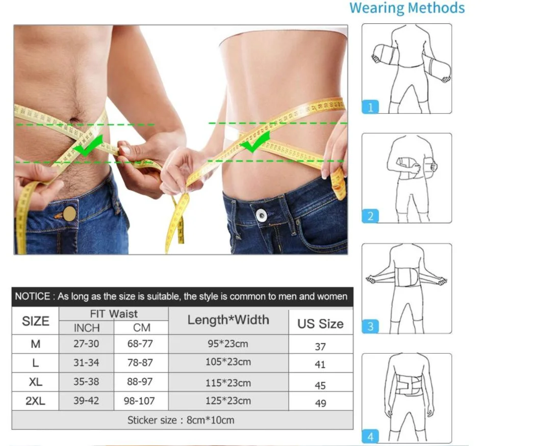 Adjustable Waist Support and Protection of Waist Supporter Suitable for Sports
