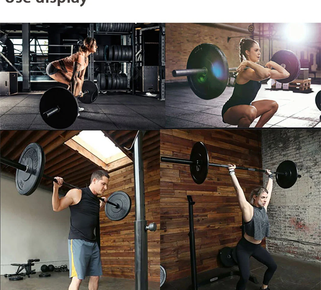 Gym Equipment Fitness Powerlifting Weight Lifting Bearing Barbell Bar Curl Barbell Weight Lifting Bar