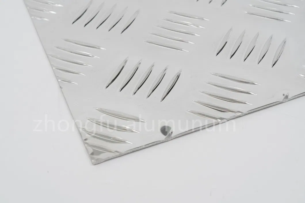 Aluminium/Aluminum Alloy Embossed Checkered Tread Plate for Refrigerator/Construction/Anti-Slip Floor