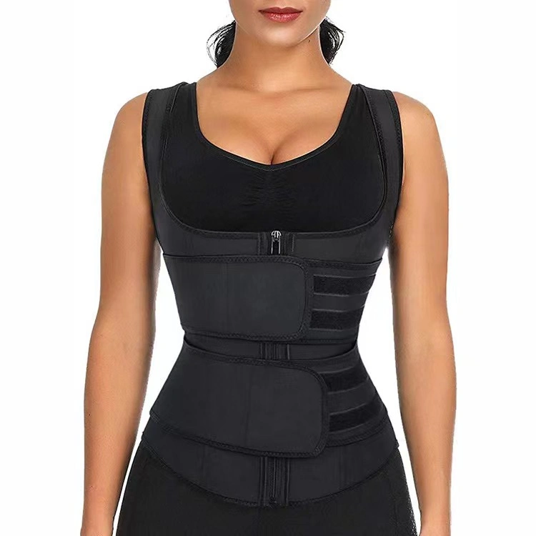 Double Buckle Sports Waist Belt in Black Gym