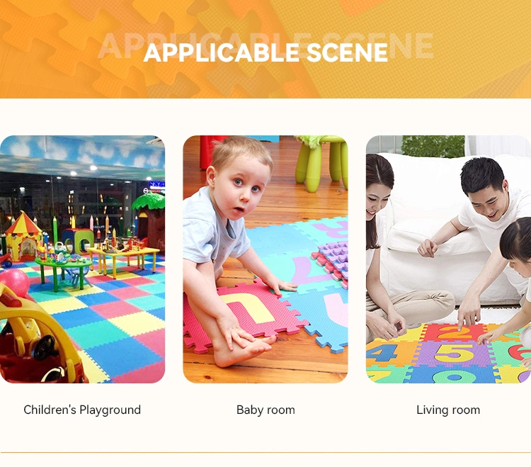 Custom Foam Baby Play Exercise Mat EVA Puzzle Mat Interlocking 2.5 Cm Thick Baby Puzzle Mat Play