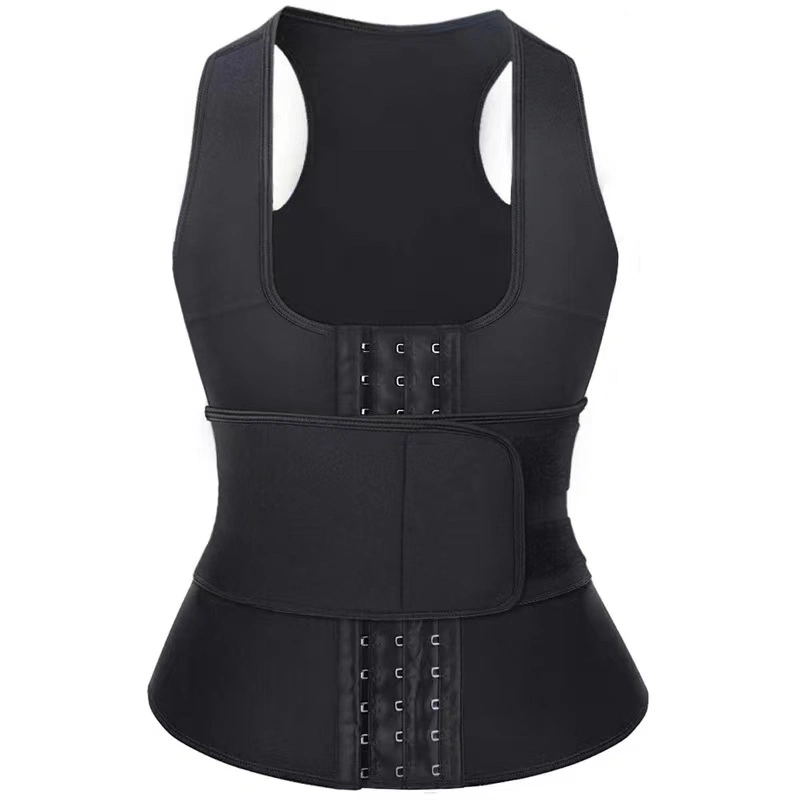 Double Buckle Sports Waist Belt in Black Gym