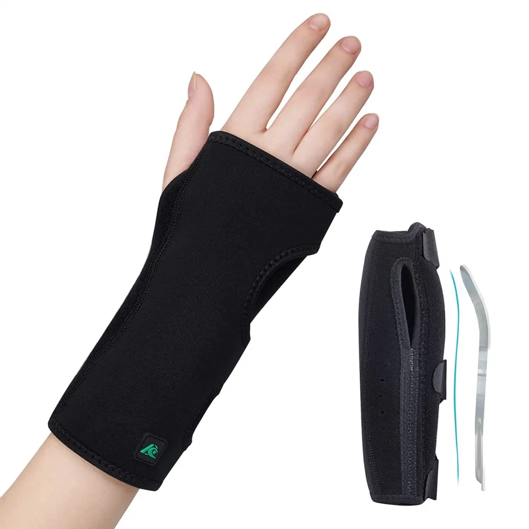 One Size Adjustable Comfortable Neoprene Wrist Hand Splint Brace Support