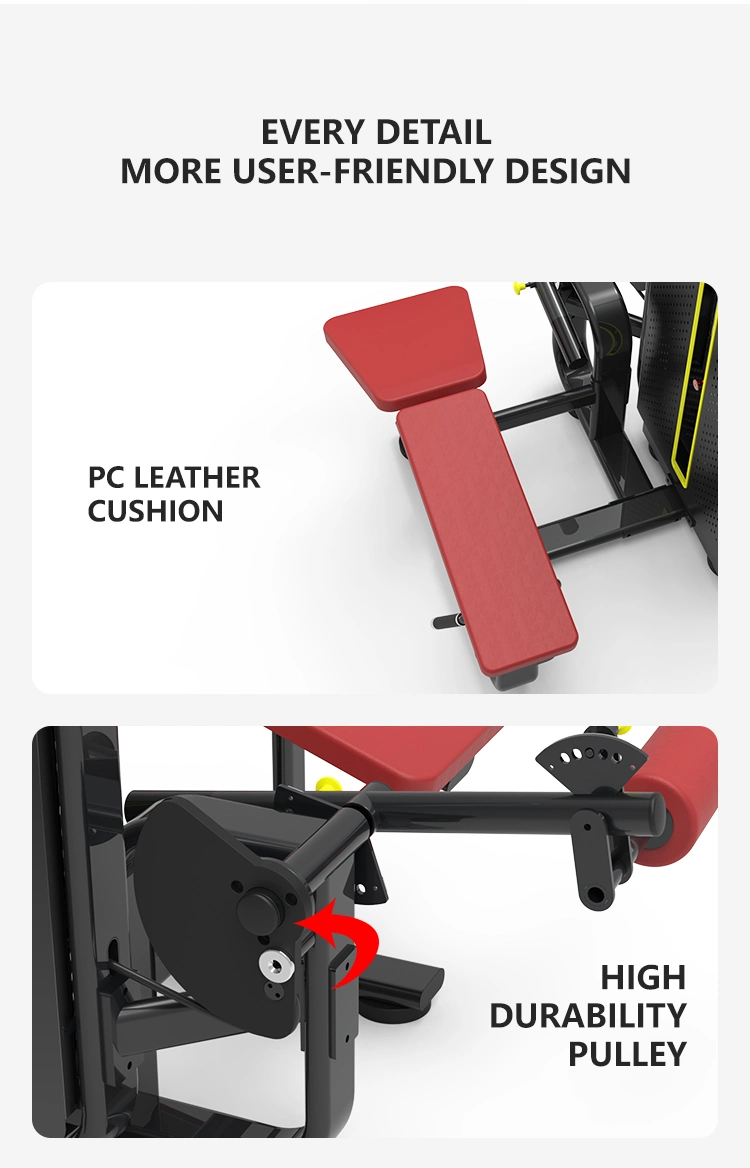 Prone Leg Curl Commercial Gym Equipment Leg Press Hack Squat Fitness Machine