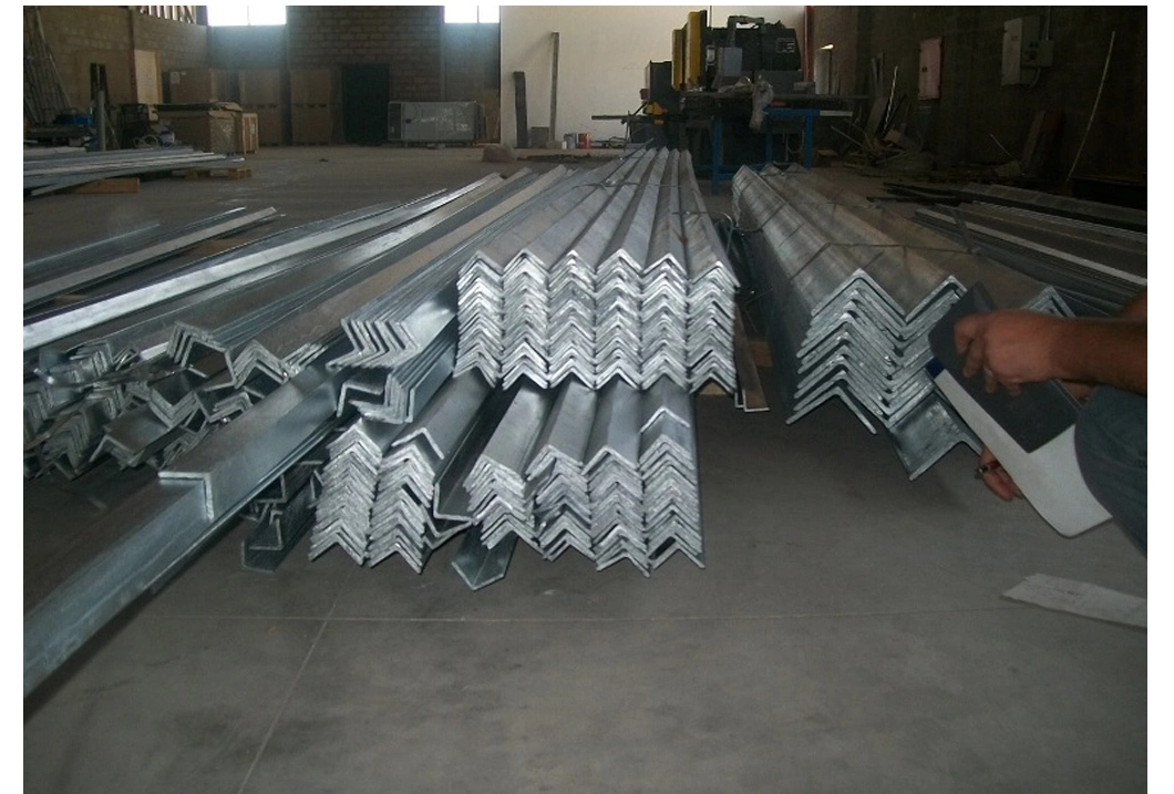 Hot Dipped Galvanized V Shaped Iron Steel Slotted Angle Bar