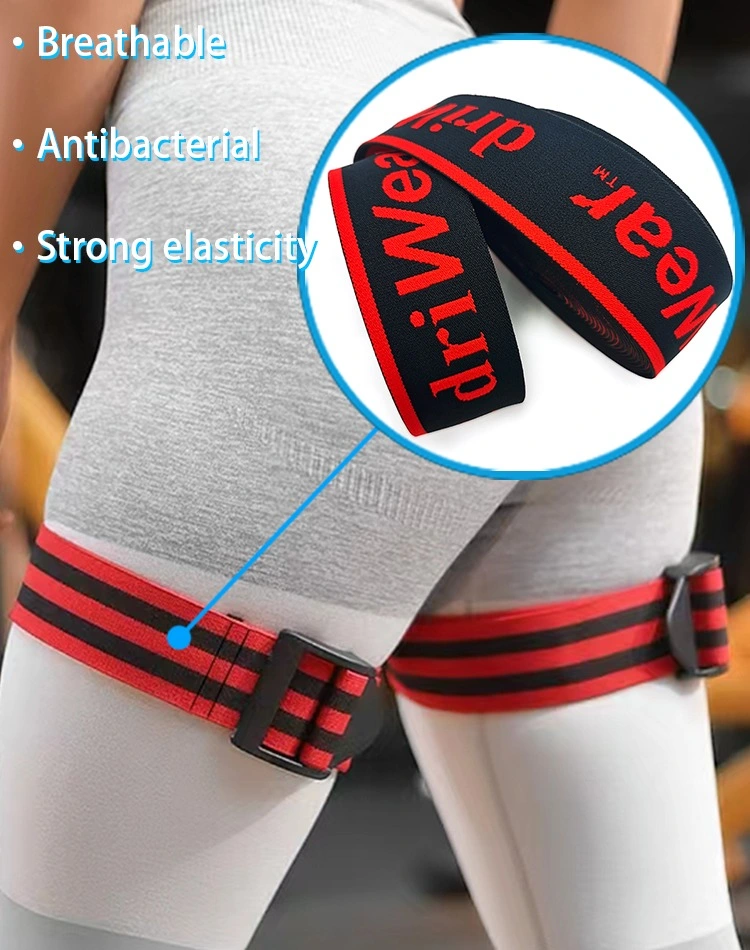 Durable Fitness Wristband Anti-Slip Weight Lifting Training Elastic Band for Exercise Fitness