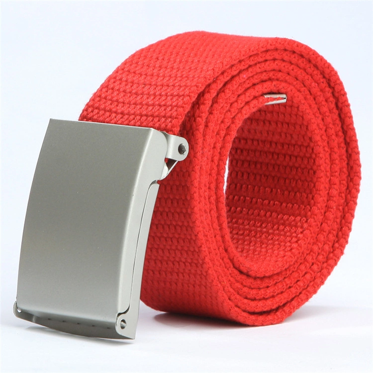 New Combat Canvas Duty Tactical Sport Belt Adjustable Outdoor Hook Loop Waistband Gym Belt