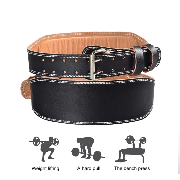 High Quality Hot Selling PU Leather Weightlifting Custom Logo Gym Belt Weight Lifting Belt