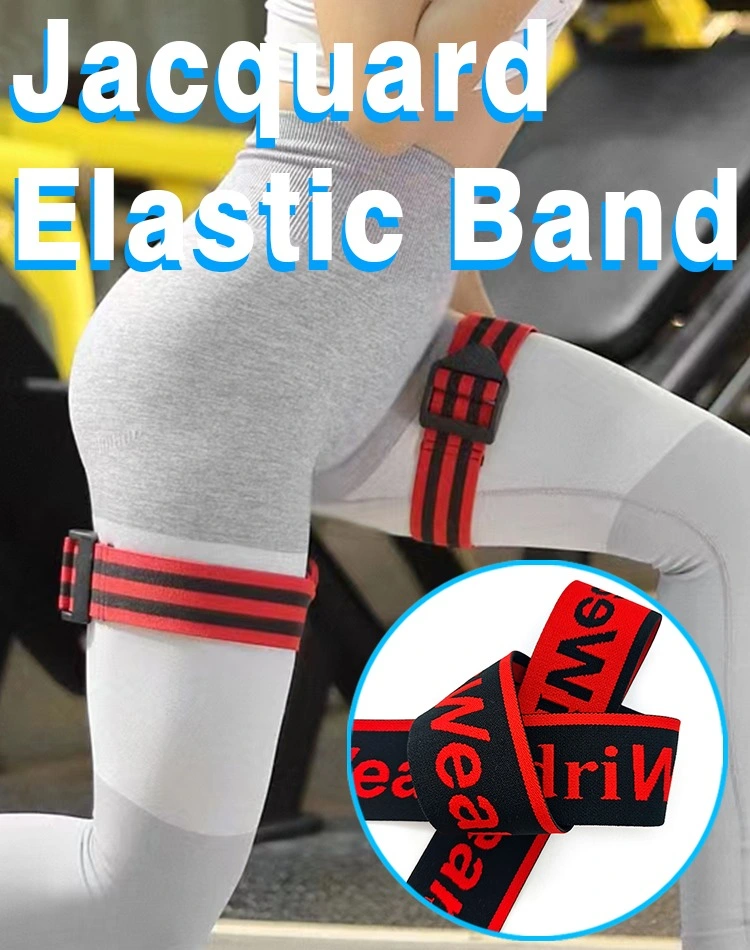Durable Fitness Wristband Anti-Slip Weight Lifting Training Elastic Band for Exercise Fitness